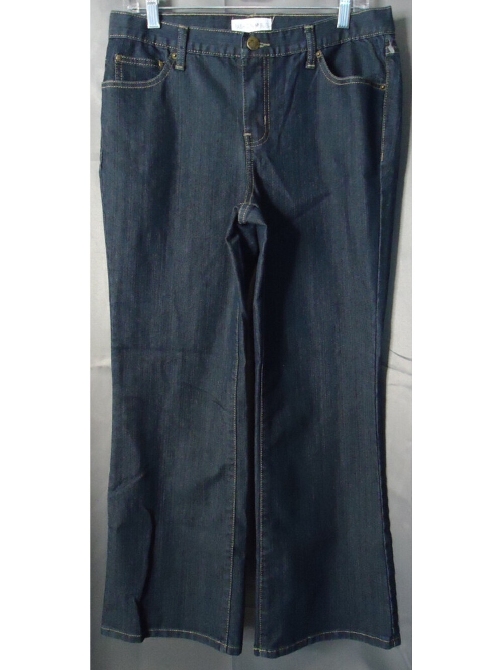 Fashion Bug Dark Wash Bootcut Woman's Jeans Embroidered Back Pockets Size 16W